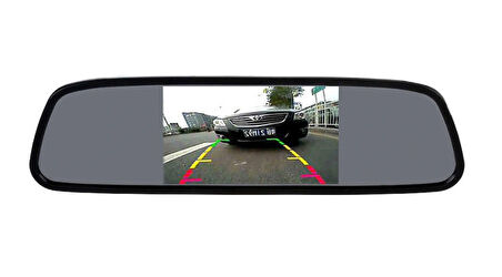 4.3 İnç Aynalı Monitör ve Kamera Seti