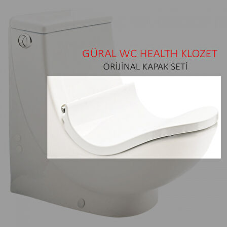 GÜRAL WC HEALTH KLOZET KAPAK SETİ