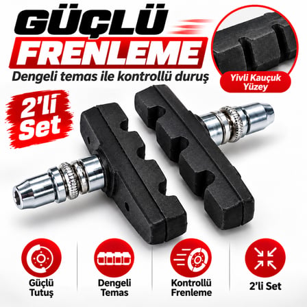Alyanlı Fren Pabucu 2 adet Çift
