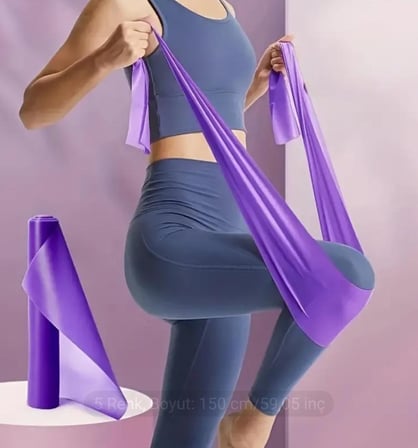 Delux Serisi Kas Çalıştırıcı Yoga Ürünü Spor Aletleri Dayanıklı Profesyonel Fitness Direnç Bandı