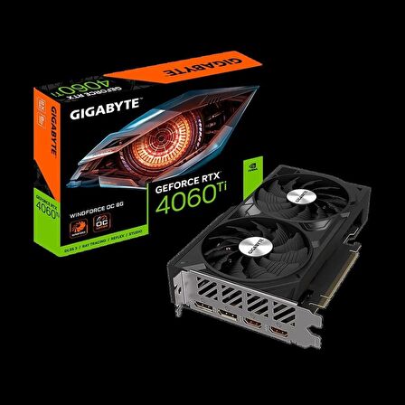 GIGABYTE GV-N406TWF2OC-8GD RTX4060Tİ 8GB GDDR6 HDMI DP 128BİT 