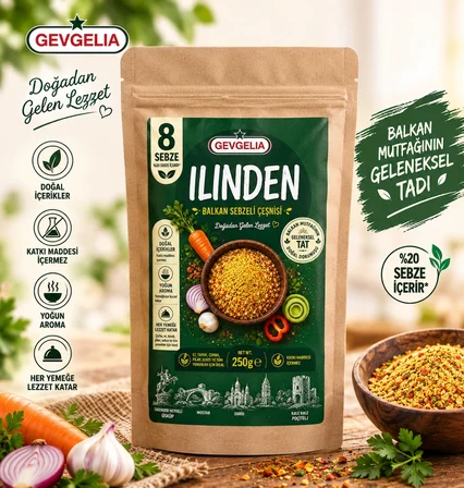 ILINDEN BALKAN SEBZE ÇEŞNİSİ 250 GRAM (%20 HEDİYELİ )