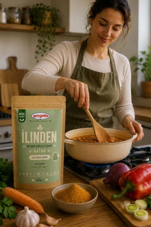 ILINDEN NATUR BALKAN SEBZELİ ÇEŞNİSİ 200 GR (MSG İÇERMEZ )