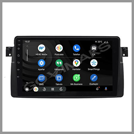 GOVİMAKS BMW E46 1998-2005 UYUMLU 6 GB RAM 128 GB HAFIZA ANDROID MULTIMEDIA TEYP
