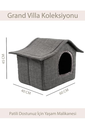 Grand Villa Lüks Kedi ve Köpek Yatağı