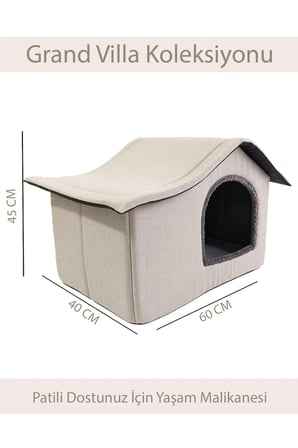 Grand Villa Lüks Kedi ve Köpek Yatağı