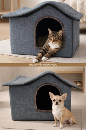 Grand Villa Lüks Kedi ve Köpek Yatağı