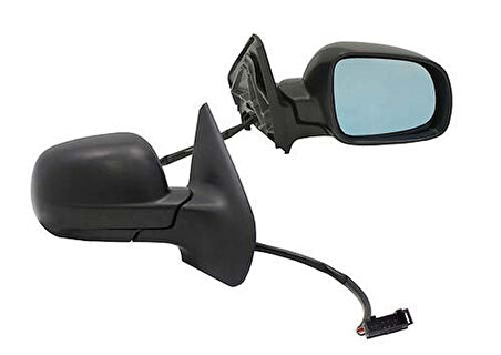 GVA 1075227 Dış Dikiz Aynası Sağ Golf-Bora 98 Elektrikli Isıtmalı Siyah Astarlı Mavi Cam Küçük Tip 5 Fıs Vm-188R 1J1857508D01C