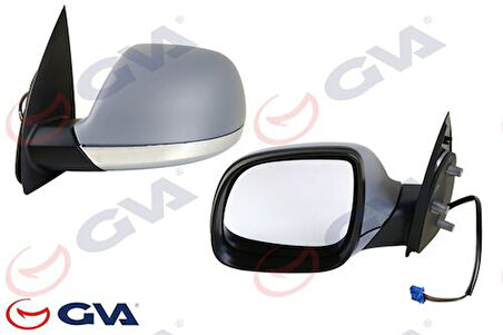 GVA 1075811 Dış Dikiz Aynası Sol Amarok 09 Elektrikli Isıtmalı Nikelajlı Konveks 5 Fıs Vm-6190Nehpr 