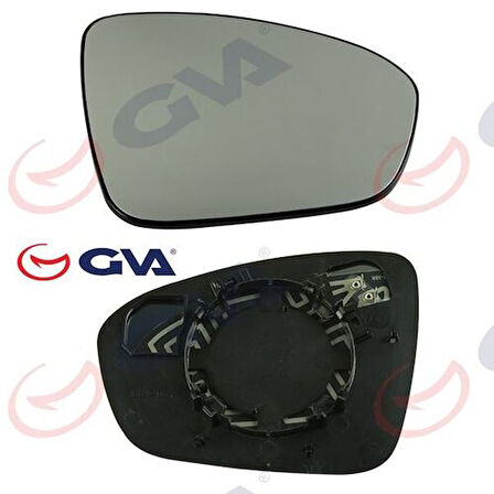 GVA 1111450 Ayna Camı Elektrikli Isıtmalı Sağ Megane IV 15 Konveks Vm-6142Ghr 963651460R