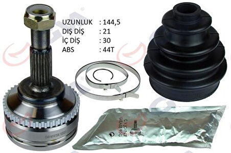 GVA 4414130K Aks Kafası Diş Ön Clio II 98-05 Kangoo 98-08 1.5 DCI ABS'li 44Dıs 21X30X52.2 144.5mm 8200534635