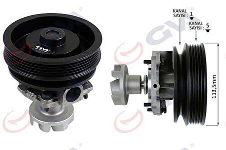 GVA 5226065 Devirdaim Tipo 160 1.4-1.6Le-Tempra 2000 Klimalı-Lancia 1.6Le Pa599 7784988