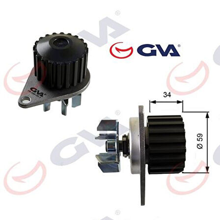 GVA 5243120 Devirdaim P106 I-II-206-Partner-Berlingo-C15-Saxo-Xsara 96 1.4 Pa628 1201000