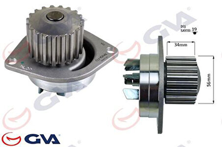 GVA 5243125 Devirdaim 106-206-307-C2-C3-C4-Saxo-Xsara-Berlingo-Partner 1.6 16V-Dfm Succe 1.6 16V 09-13 Tu5Jp4 1201.E5