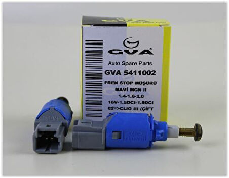 GVA 5411002 Fren Müşürü Megane 2-Clio 3-Master 3-Laguna 2-3-Duster 10-18 2 Fişli-Mavi 8200168239