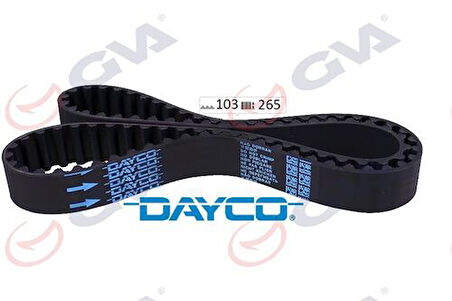 GVA 58103265 Triger Kayışı 103X265 Ford Ranger 2.5-3.0 TDCI 16V 05 Mazda BT-50 2.5 CdVI 16V 06 1449040