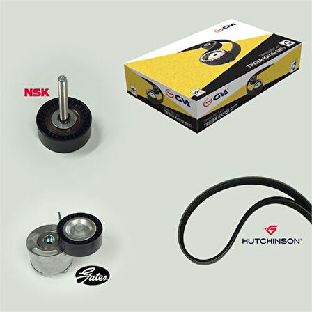 GVA 59A2920 Alternatör Gergi Kiti Linea- Doblo-Fiorino 1.3 Multijet Euro 5 95Hp 12 55178236