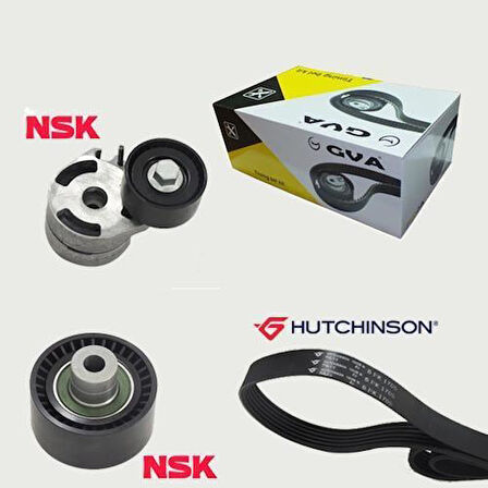 GVA 59A4325 Alternatör Gergi Kiti Kütüklü 206-Xsara 1.4HDI-P407-Berlingo-C5-1.6 HDI Klimalı K026PK1708 5750.VQ