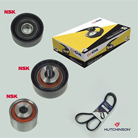 GVA 59A4516 Alternatör Gergi Kiti Kutuksuz Partner-Berlingo-Scudo-Jumpy-306 1.9D 99 DW8B Klı Sız K016PK1438 1613845780