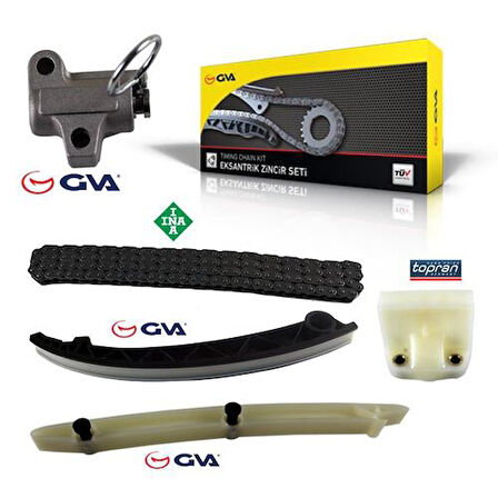 GVA 59C9010 Eksantrik Zincir Kiti Seti Astra G-H 1.2-1.4-Corsa C-D 1.0-1.2-1.4 Z12XEP-Z14XEP-X12Xe-Z12Xe 6606027