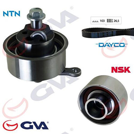 GVA 59T3945 Eksantrik Gergi Kiti Ford Ranger 2.5-3.0 TDCI 16V 05 Mazda BT-50 2.5 CdVI 16V 06 1449040