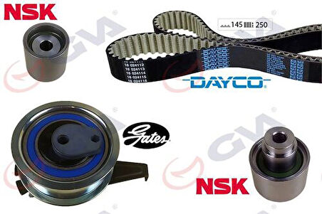 GVA 59T7560D Triger Seti Golf7-A3-Leon-Passat-Tiguan 1.6-2.0 TDI 13 CLHA B-Dcxa-Crlb-Cuvc-Crka-Crkb-Cxxa B-Dbka 04L198119A
