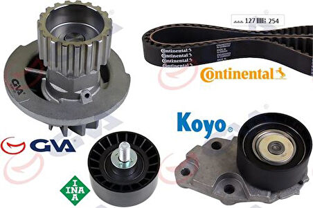 GVA 59WPK9930C Devirdaimlı Eksantrik Gergi Kiti 127X254 Chevrolet-Daewoo Aveo-Cruze-Kalos-Lacetti-Nubira 1.4-1.4-1.6 05 96103222