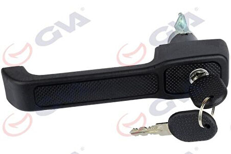 GVA 8624211 Dış Kapı Kolu Anahtar Setlı Ön Sol Anahtar Delikli Siyah Desenli Uno 89-95 7645874