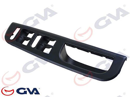 GVA 9116010S Dörtlü Cam Anahtar Çerçevesi Golf 4-Bora-Passat Siyah 3B1867171C