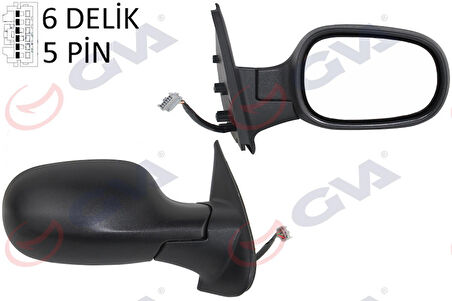 GVA Dış Dikiz Aynası Elektrikli Sağ Nıssan Miç Ra 03-08 Vm-222 Ehr