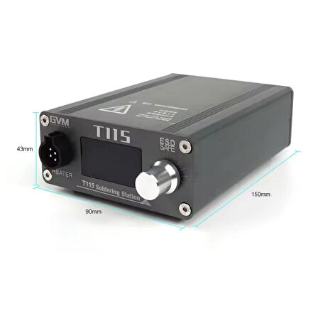 GVM-T115 45 WATT SMD HAVYA İSTASYONU 120-450 DERECE