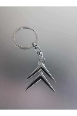 Citroen Ds3 Anahtarlık Metal 3d Krom Araba Anahtarlığı