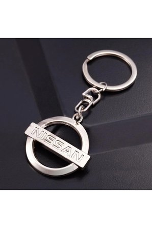 Nissan Micra 2004-2010 Anahtarlık Metal 3d Krom Araba Anahtarlığı