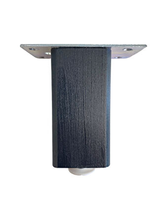 Kale Ayarlı Ahşap Ayak Mobilya Masa ve Dolap Ayağı(ANTRASİT)(KAYIN/GÜRGEN AĞACI)(18CM)(1 ADET)