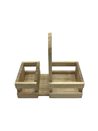 Ahşap Doğal Baharatlık Yağdanlık ve Peçetelik Altı(KAVAK-IHLAMUR)(1 ADET)