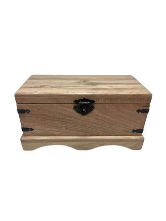Doğal Ahşap Takı Kutusu Ahşap Saklama Kutusu(CEVİZ AGACI)(AYNALI)(BOY:32CM EN:16CM YÜK:16CM)