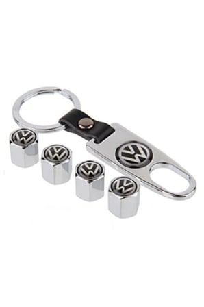 Volkswagen Eos Metal Sibop Kapağı Ve Anahtarlık Seti Krom Renk