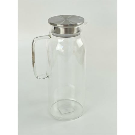 Premium Sofralık İçecek Sunumu Ev Yaşam 1500 ml Borosilikat Cam Su Sürahisi