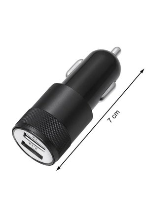 Tüm Araçlara Uyumlu Araba Çakmaklık Hızlı Şarj Cihazı Çift Usb Girişli Oto Şarz Aleti Soketi