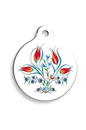Motif 9 Kedi ve Köpek Künyesi Medium: 3 cm.