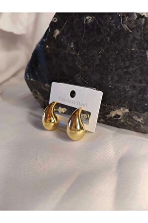 Bottega Çelik Küpe