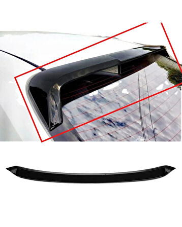  COROLLA 2018 ÜSTÜ CAM ÜSTÜ SPOİLER (( BOYASIZ ))
