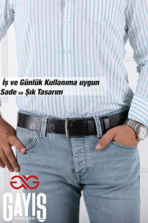Özel  Kutulu | %1oo Hakiki Manda Derisi | Erkek Kot Pantolon Kemeri | Hediyelik Çeyizlik Kemer