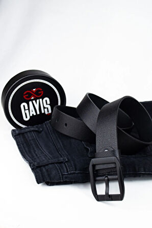 Özel Kutulu| Premium %1oo Hakiki Deri | Erkek Kot-Kumaş Pantolon Kemeri | İtalyan Deri Kemer