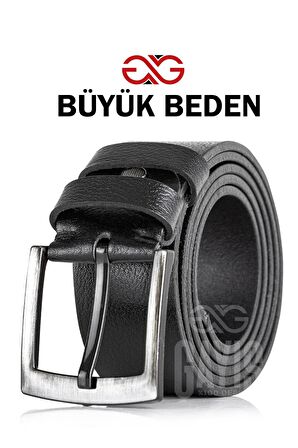 Battal Boy Kemer - %1oo Hakiki Manda Derisi | Büyük Beden Erkek Kot Pantolon Kemeri | Özel Kutulu