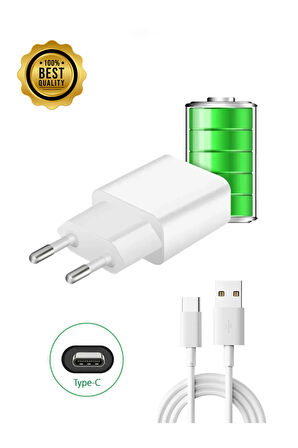 Samsung Galaxy A30 A30s A31 Uyumlu 18W Hızlı Şarj Aleti Qualcomm Quick Charger 3.4A USB To Type-C