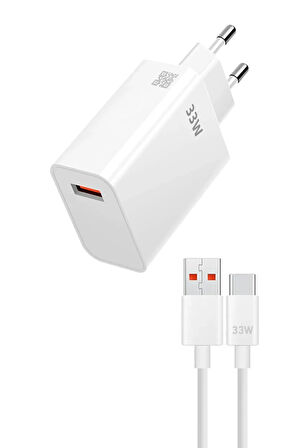 OPPO A78 A95 A96 5G F19 Find N Uyumlu 33W Süper Hızlı Şarj Aleti Seti Adaptör Usb to Type-c Kablo