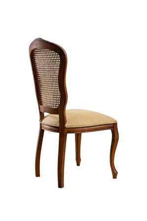 Victoria Hazeranlı Ahşap Oymalı Country Sandalye