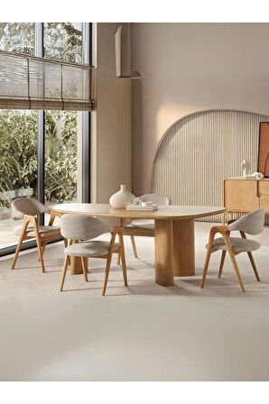 Lorenza Ahşap Sandalye