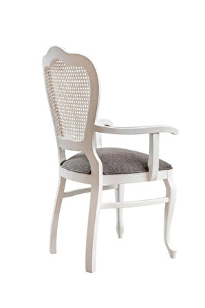 Versailes Hazeranlı Kolçaklı Klasik Ahşap Sandalye